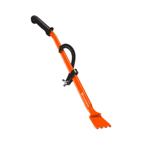 Husqvarna Breaking Felling Bar with Cant Hook 80cm for tree surgeons, durable forged steel tool for felling trees and rolling logs.