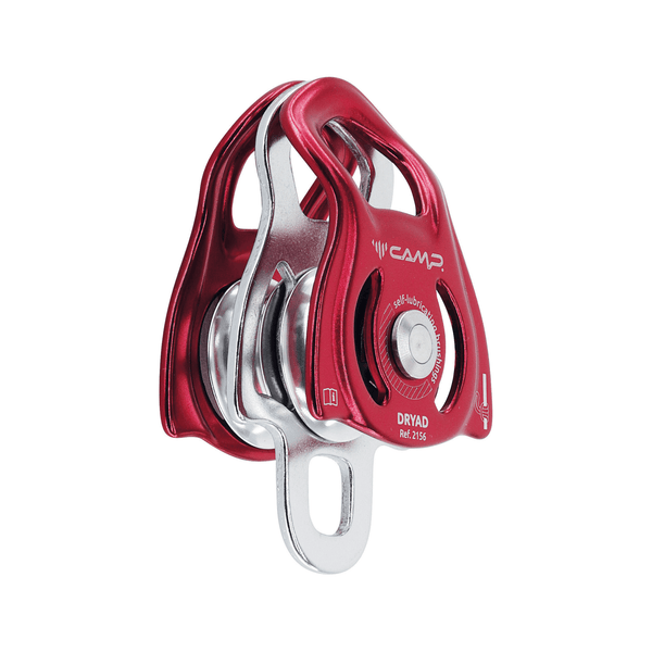 DRYAD Pulley 13mm – C.A.M.P. double-sheave pulley in red for efficient hauling and rigging.