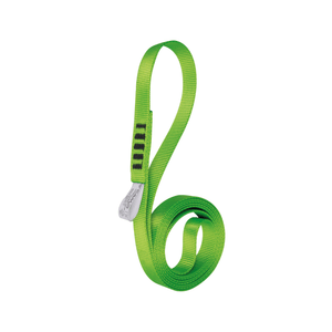 Express Sling by CAMP, durable green polyester webbing loop for tree surgeon and arborist applications.