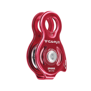 SPHINX Pulley 13mm – C.A.M.P. lightweight red pulley for rope access and arborists.