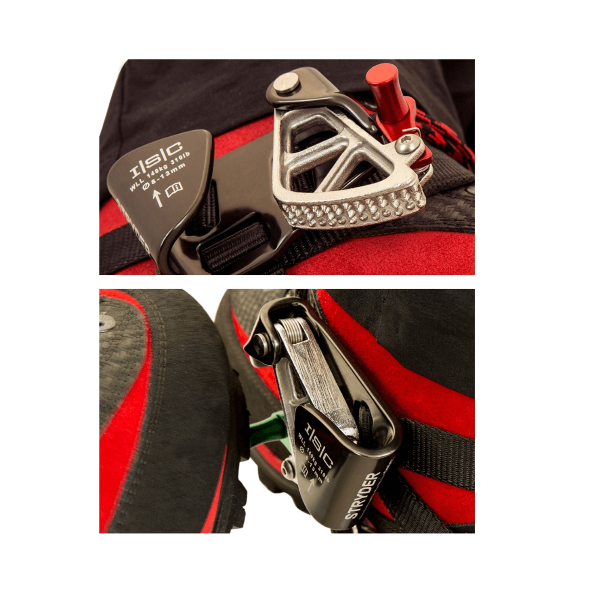 ISC STRYDER Foot Ascender showing durable construction and ergonomic design for tree-care professionals.