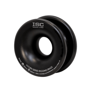 ISC Saturn Series Rigging Rings - CNC-machined aluminium rigging ring for arborists and rope-access professionals.