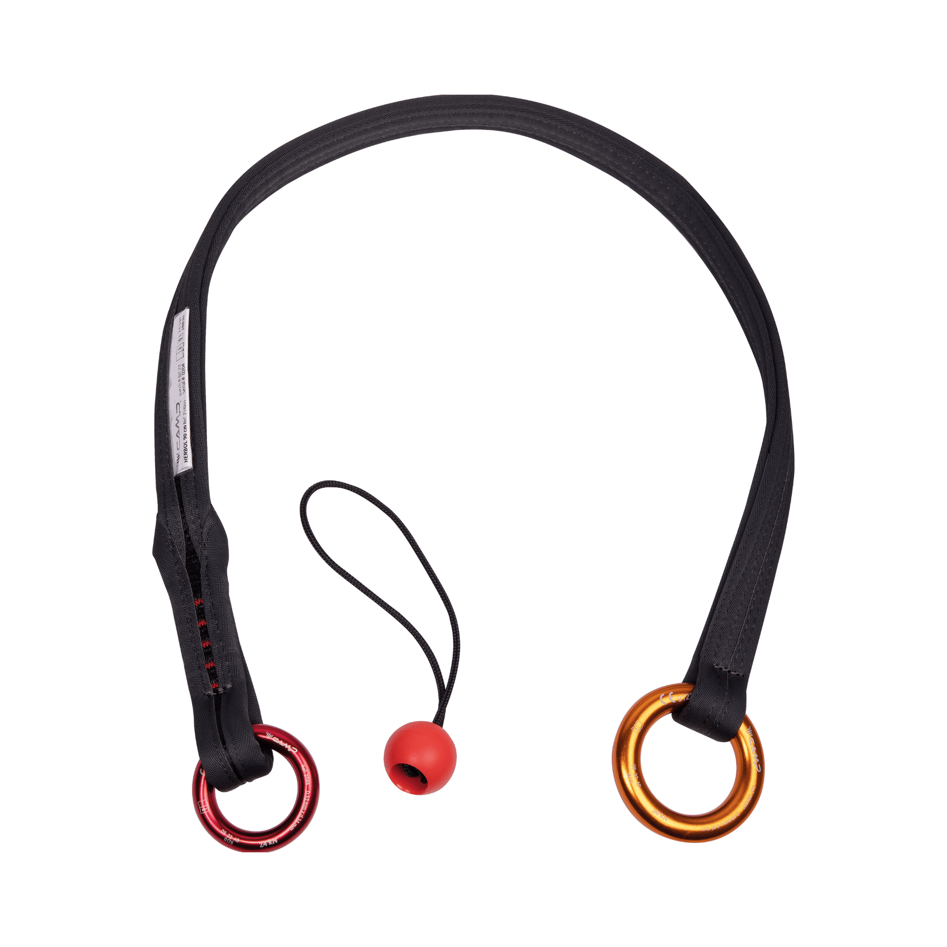 CAMP Herbol Cambium Saver with red and gold rings, designed for tree protection and climbing safety.