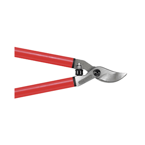 Bypass Lopper with Aluminium Handles 29 Inch, featuring red aluminum handles and sharp cutting blades for precision pruning.