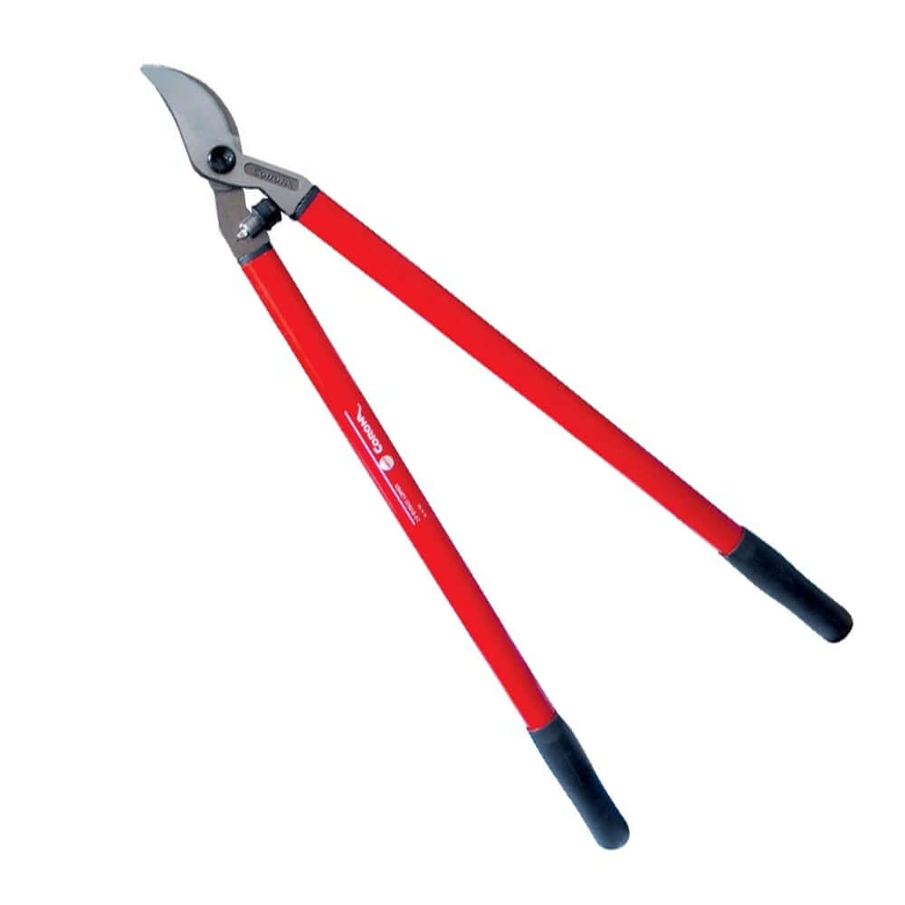 Forged Bypass Pruning Loppers with steel blades for clean cuts, ideal for tree surgeons and high branch pruning.