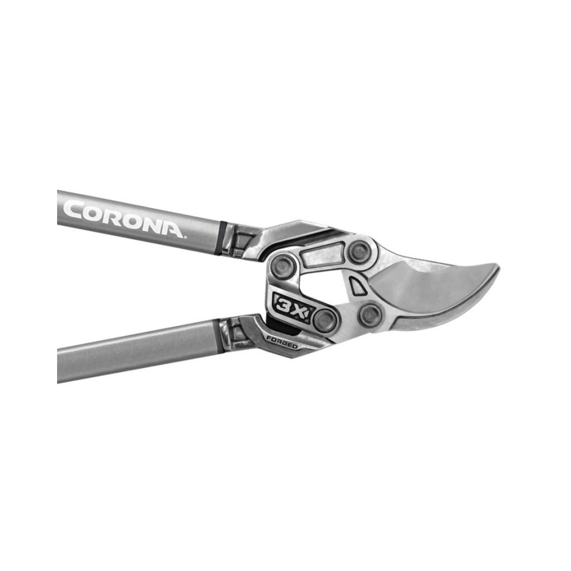 Close-up of the Corona DualLINK Forged Bypass Lopper 31 Inch showing the high-quality forged steel blades.