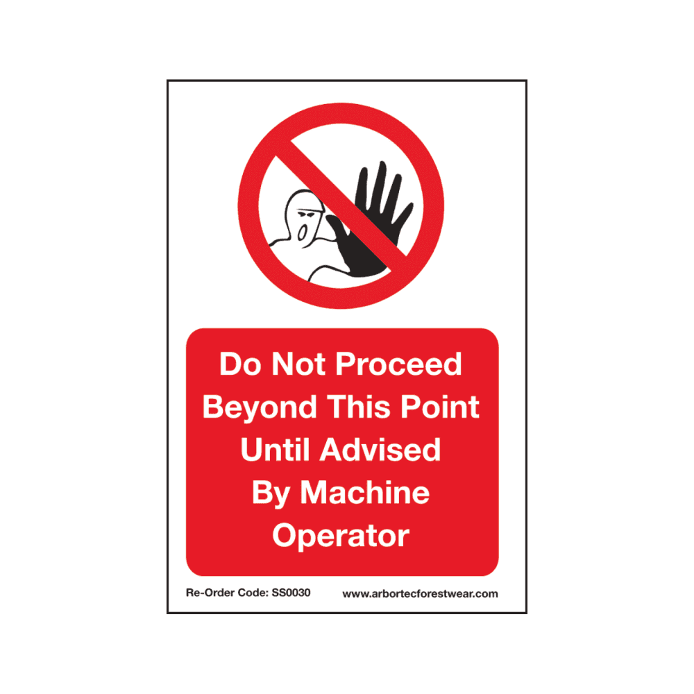 Do Not Proceed Icon Buy DO NOT PROCEED Until Advised Sign | Correx Safety Signage