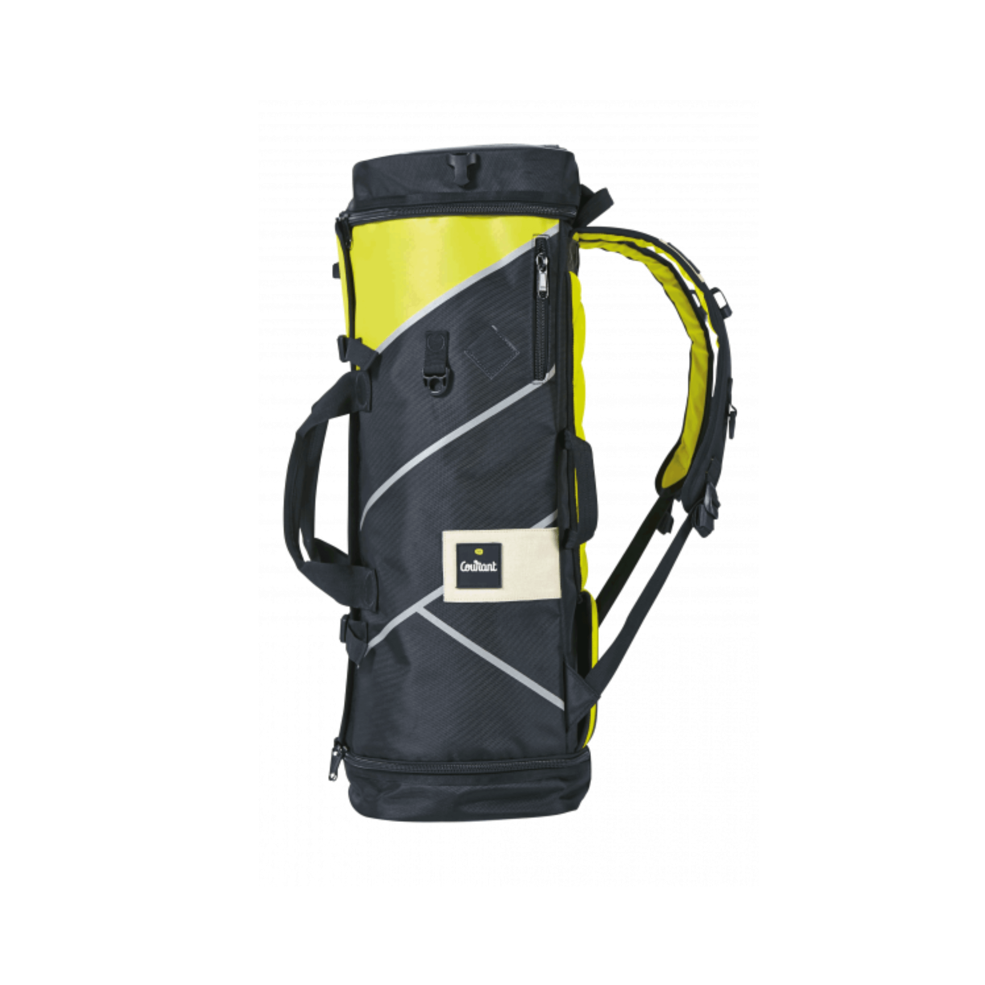 Cross Pro Flash Lemon Climbing Bag 54 Litre, featuring a robust design and 360° access for professional climbing needs.