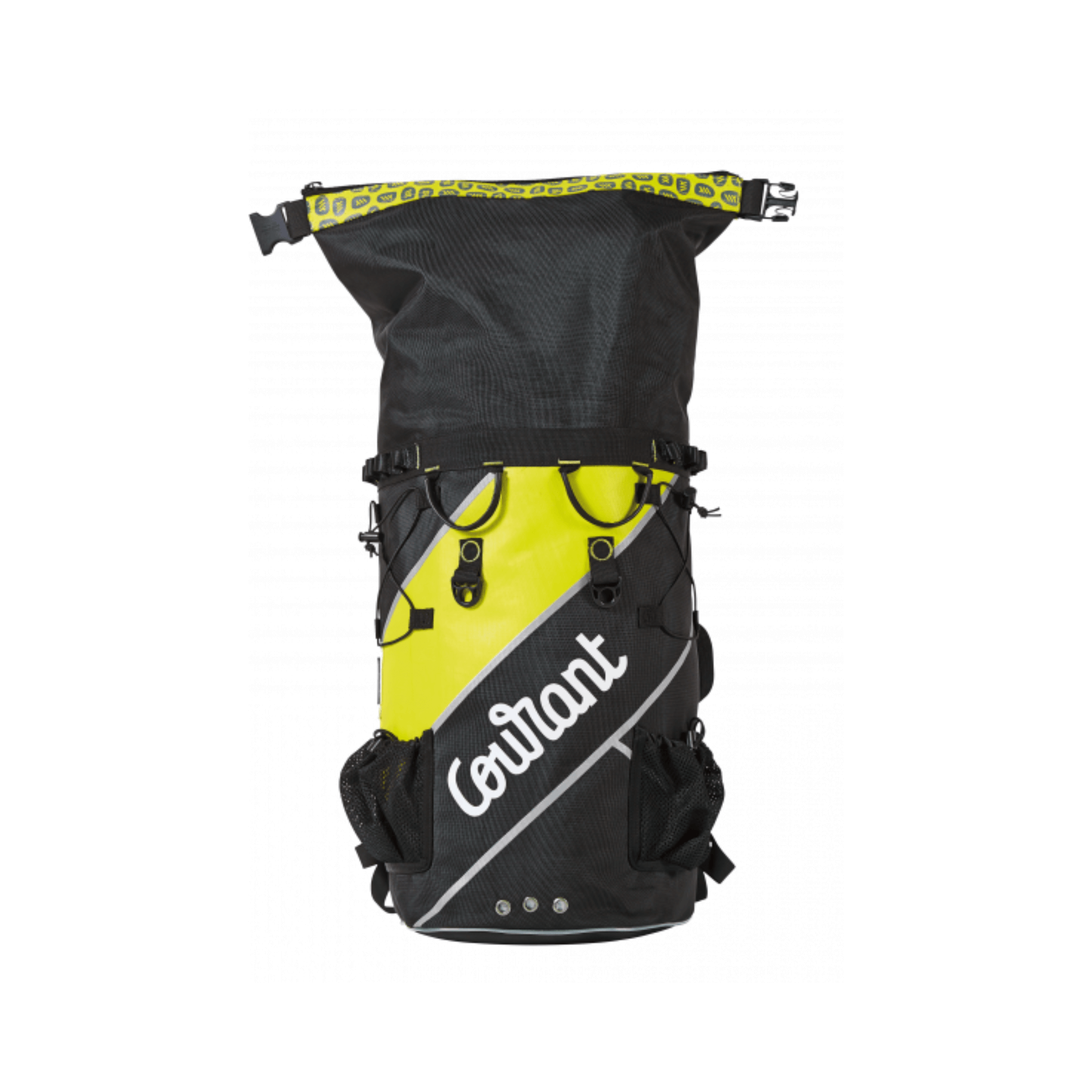 Dock Flash Lemon 60L Rope Bag designed for storing and transporting climbing gear with durable construction.