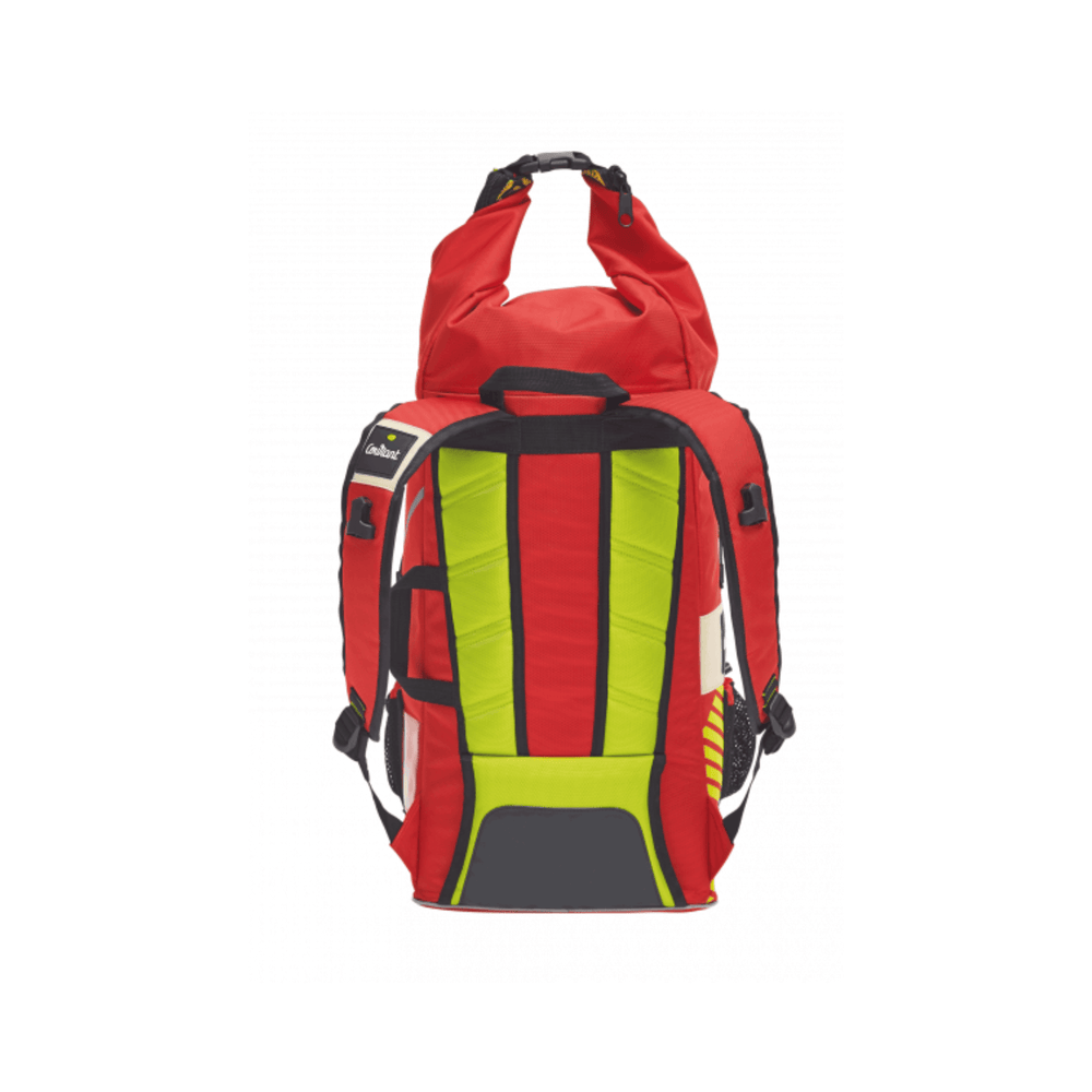 Dock Tactical Full Red 60L Rope Bag designed for arborists and rope access professionals.