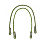 Phoenix 8mm Eye to Eye Hitch Cord in green color for climbing and arborist use.