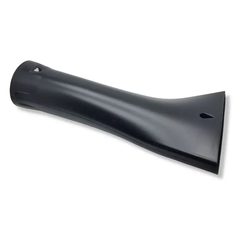 Curved flat nozzle for STIHL BGA 85 and BG-KM blowers, designed for concentrated airflow, ideal for tree surgeons.