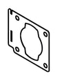 STIHL cylinder gasket for HS81R, HS81RC, genuine replacement part for optimal engine performance.