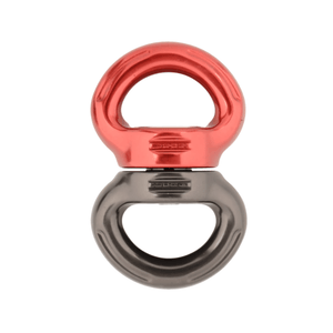 Axis Rigging Swivels in red and grey, durable swivels for arborists and tree surgeons.