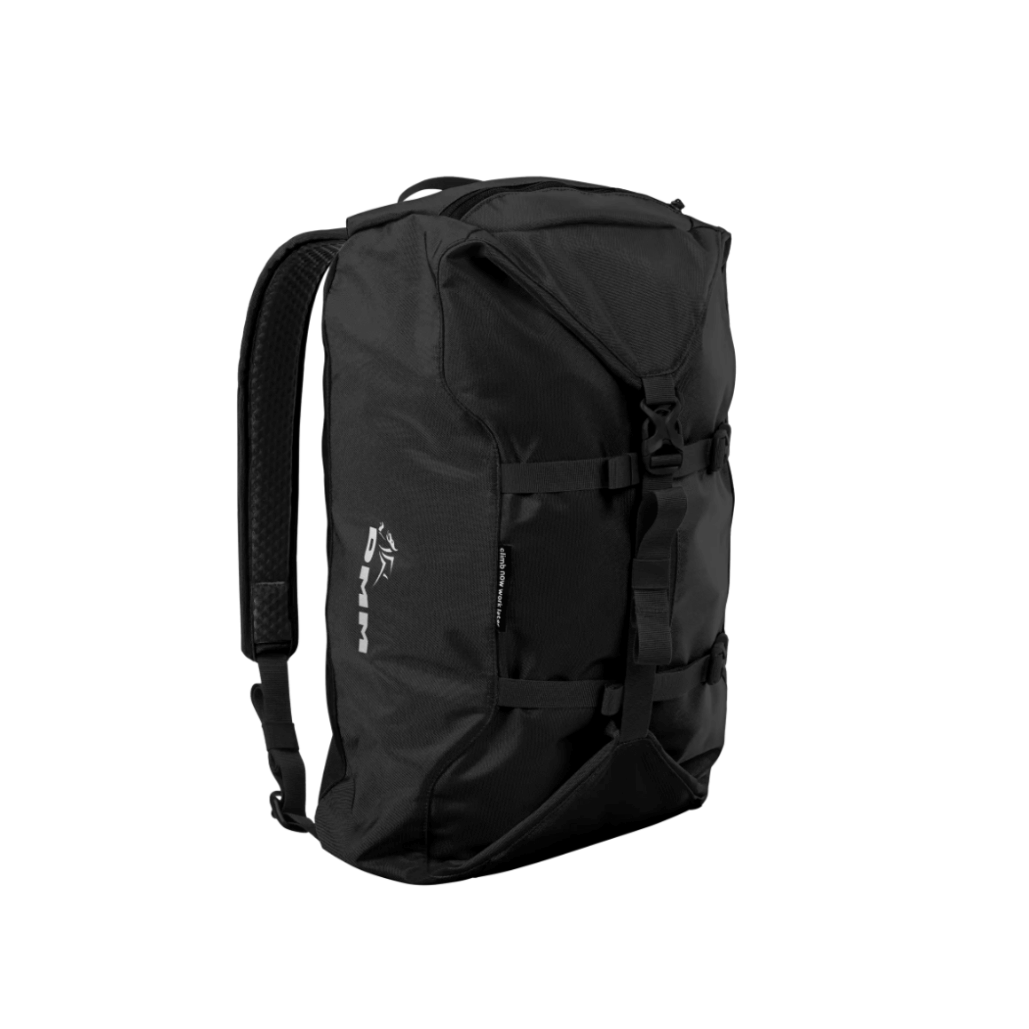 Classic Rope Bag 25L in black, durable and compact design for climbers and Tree Surgeons.