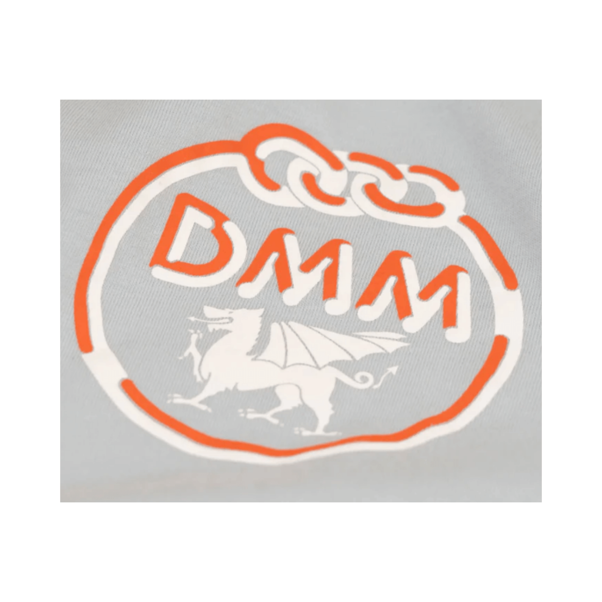 DMM Climb Anything T-Shirt logo featuring iconic DMM branding and dragon emblem.