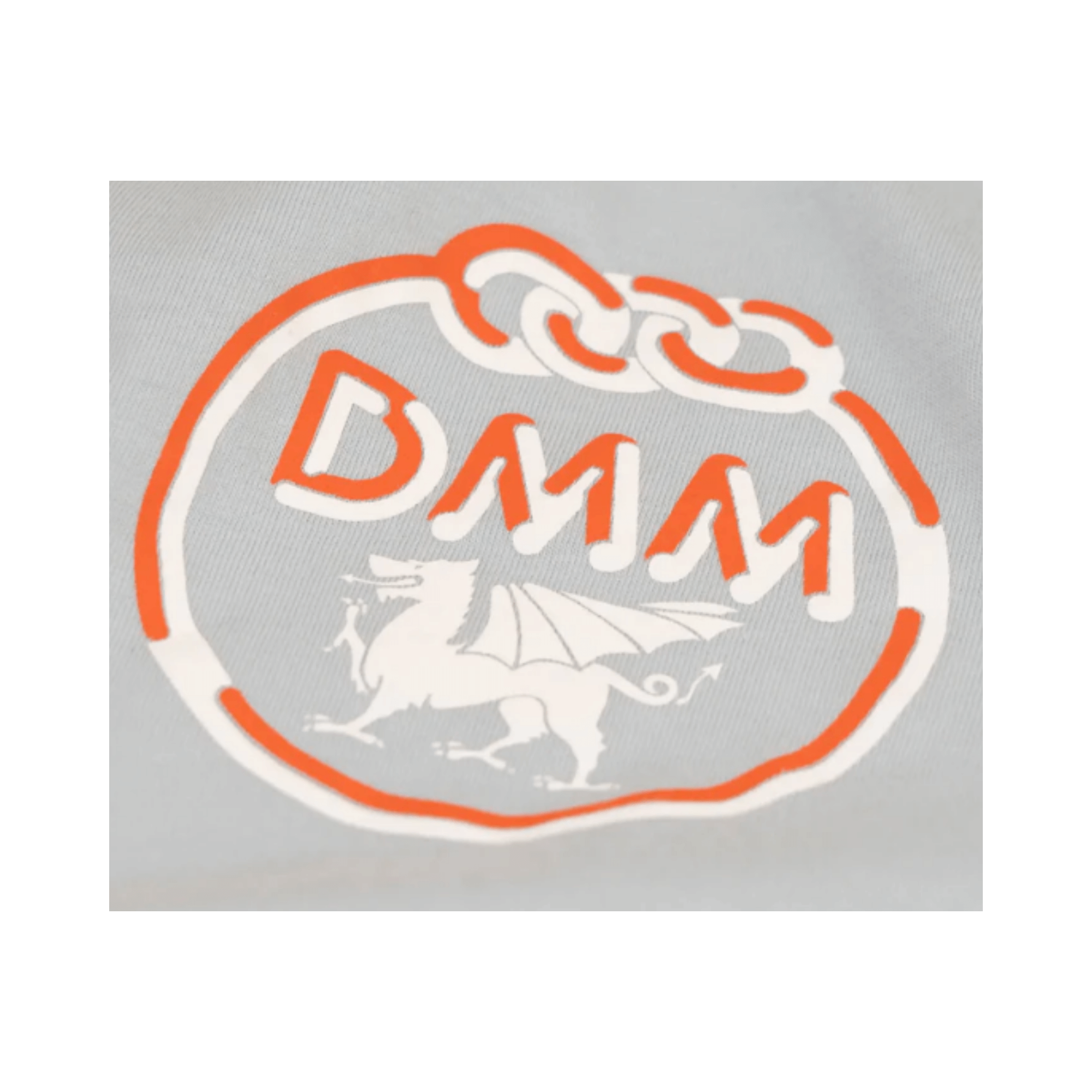 DMM Climb Anything T-Shirt logo featuring iconic DMM branding and dragon emblem.