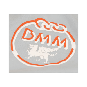 DMM Climb Anything T-Shirt logo featuring iconic DMM branding and dragon emblem.
