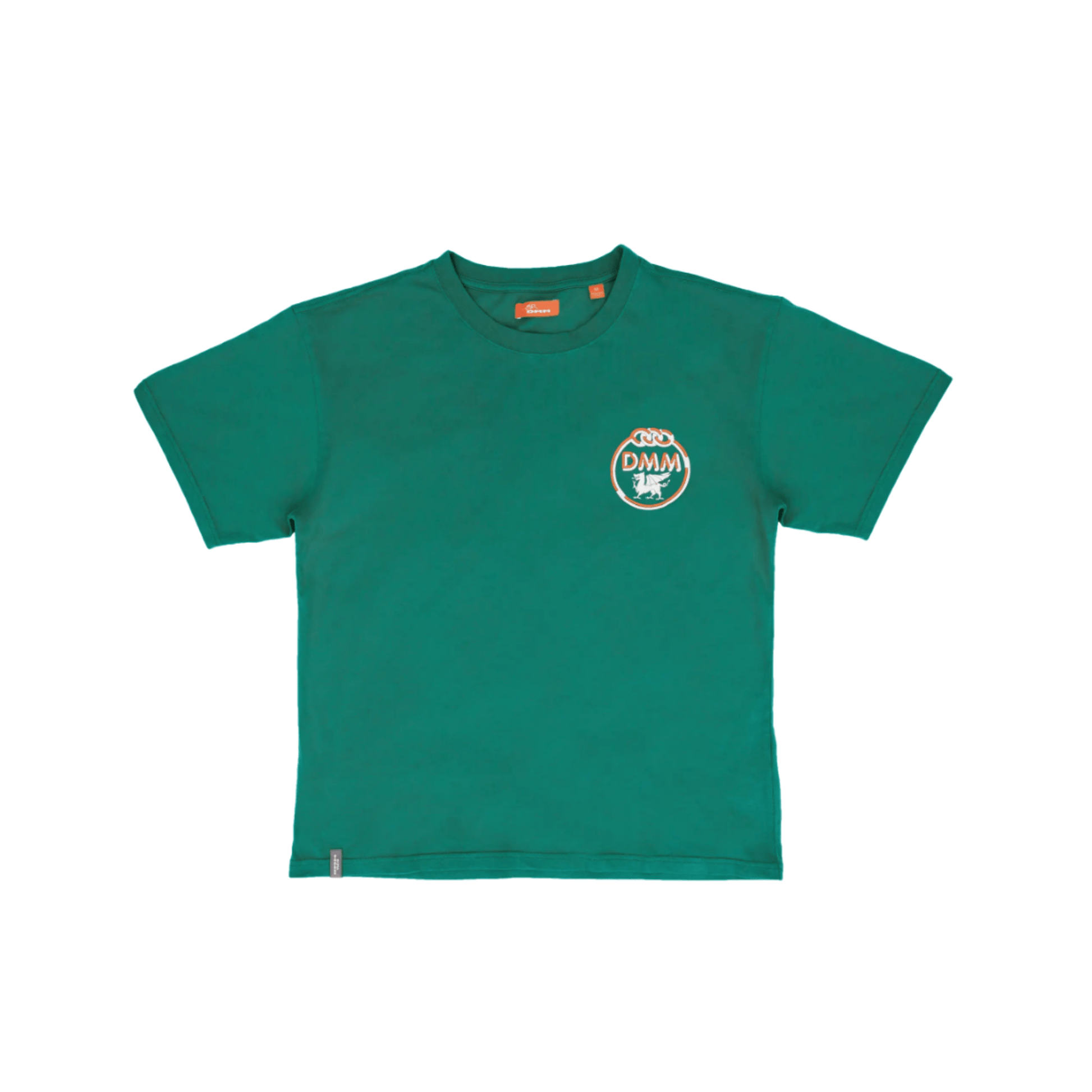 DMM Climb Anything T-Shirt in teal color featuring the iconic DMM logo on the front.