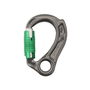 DMM Director Captive Eye Locksafe Carabiner designed for tree surgeons with a green locking mechanism.