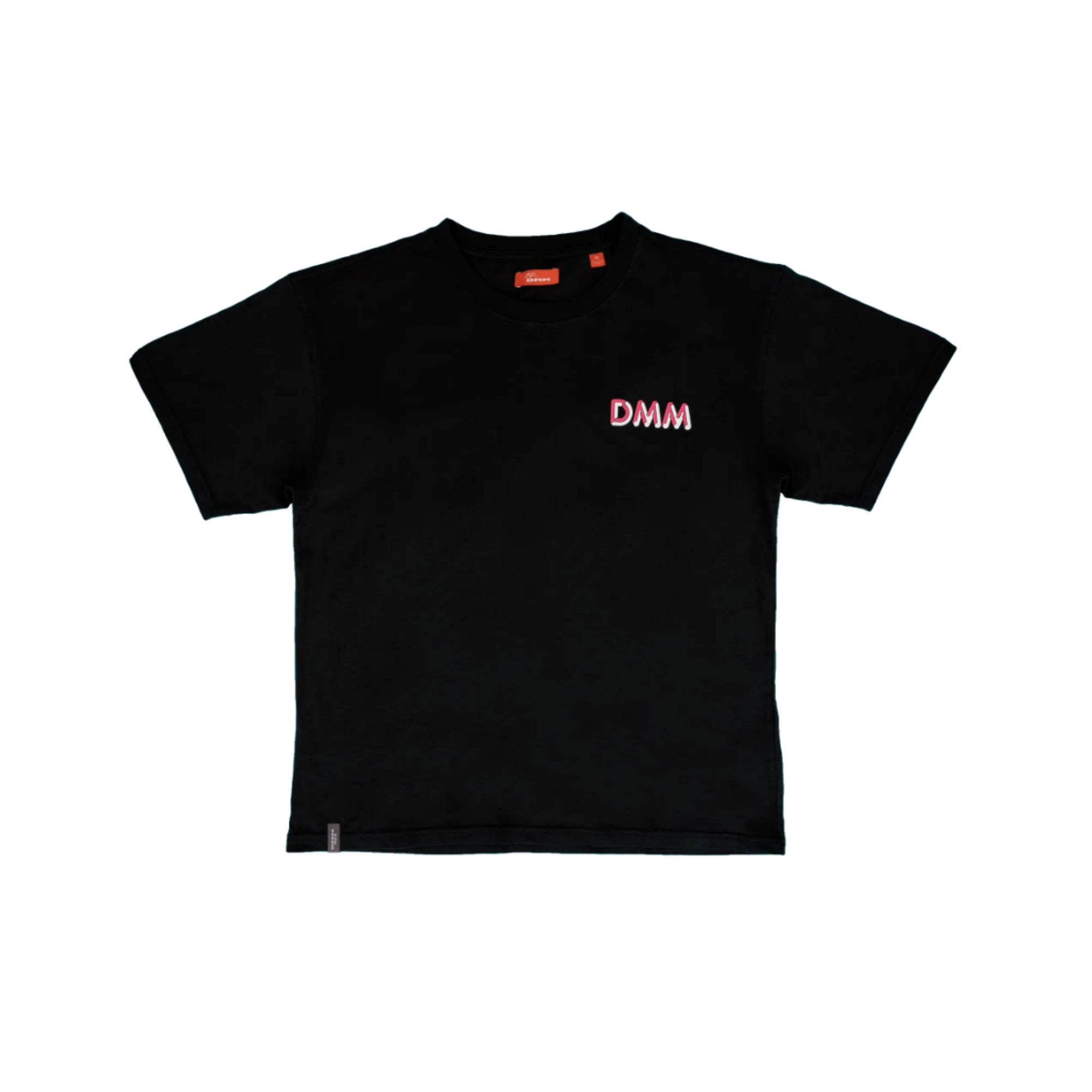 Heritage T-Shirt in black with DMM logo, ideal for tree surgeons and outdoor activities.