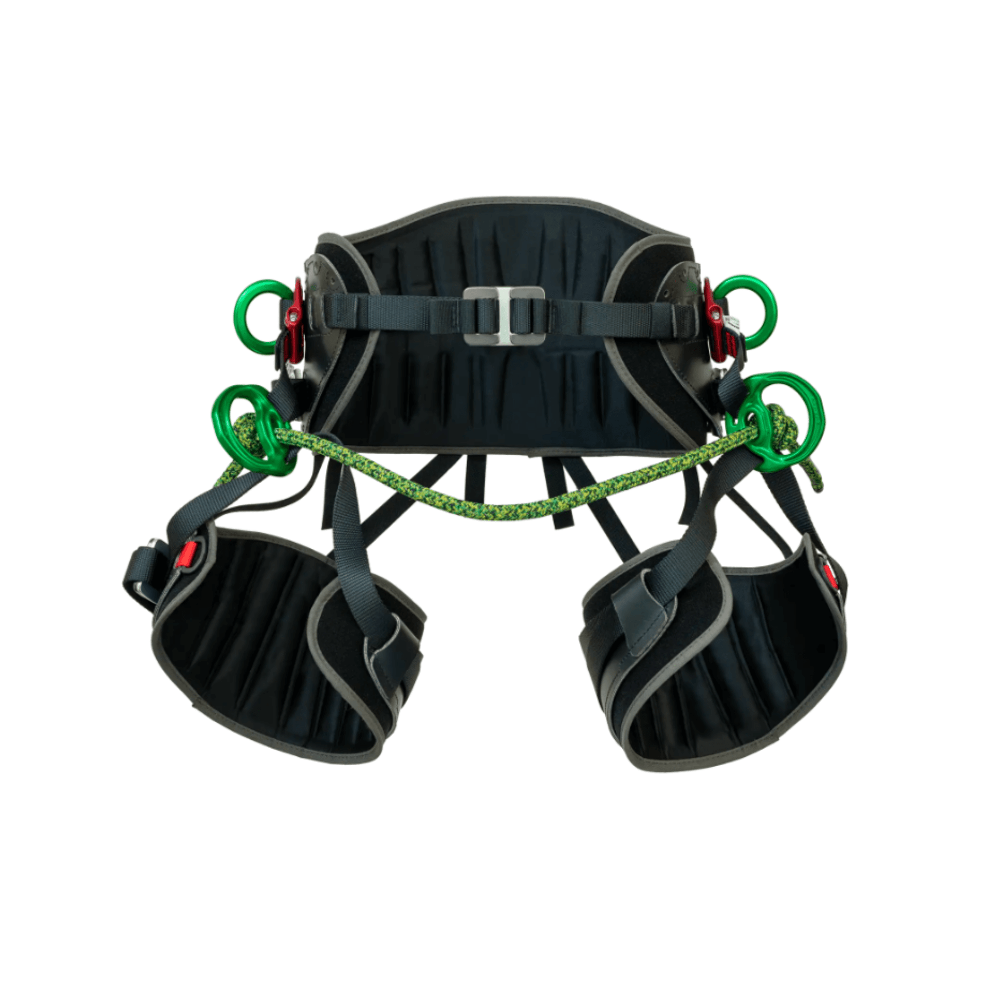 DMM Kinisi Key Harness designed for tree surgeons with ergonomic comfort and full adjustability.