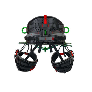DMM Kinisi PRO tree climbing sit harness designed for tree surgeons with adjustable bridges and ergonomic features.