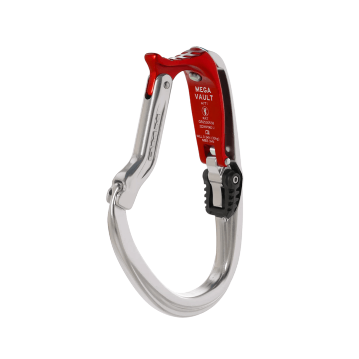 Mega Vault Harness Tool - Durable carabiner for tree surgeons and arborists, designed for secure tool storage.