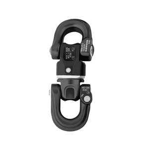 DMM Nexus Swivel in Matt Grey, ideal for tree surgeons, featuring a compact design for smooth rope rotation.