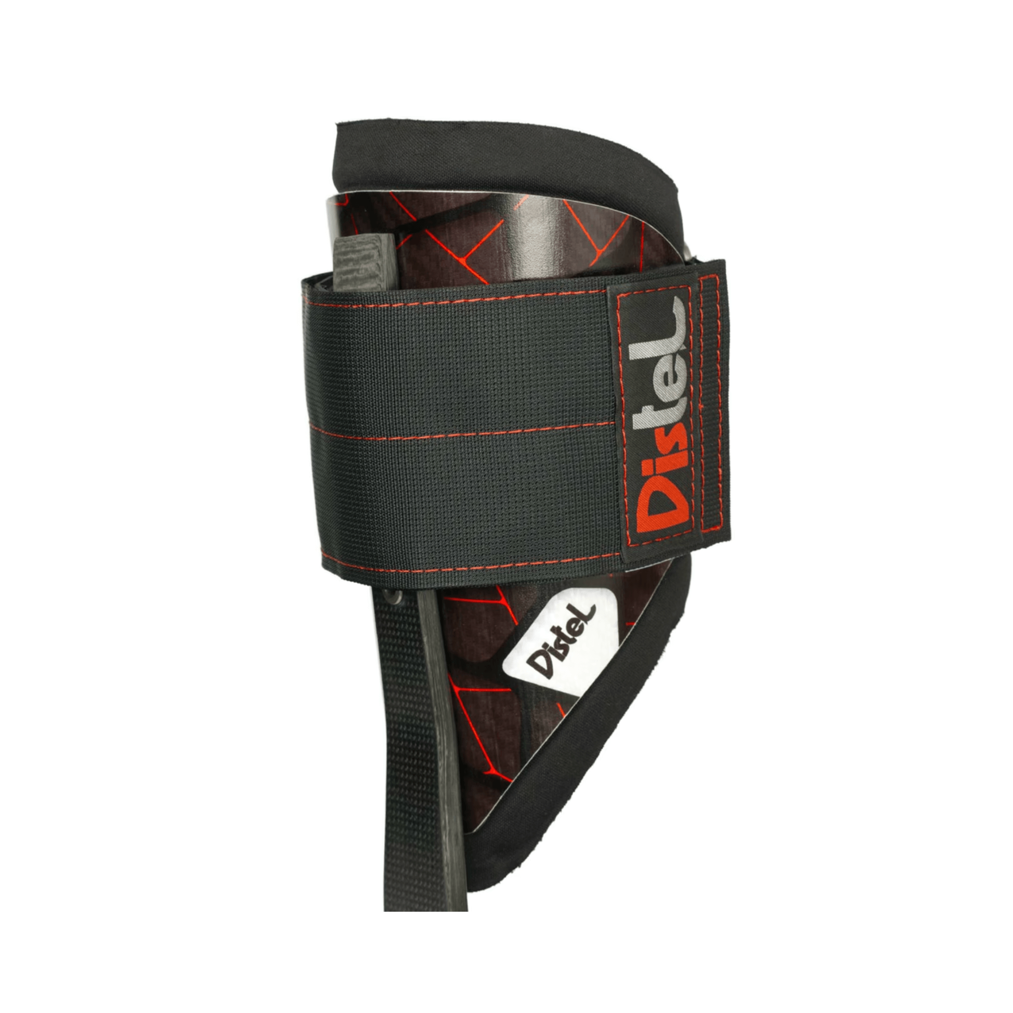 Carbon 3.1 Climbing Spikes Leather Short Gaff with Distel branding and durable leather strap.