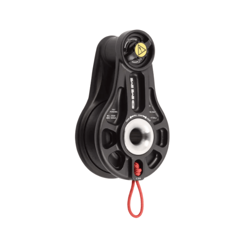 DMM Impact Pulley Blocks designed for tree surgeons and climbing professionals, featuring strength and durability.