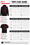 DMM tops size guide chart with measurements for hoodies and tees for accurate sizing.