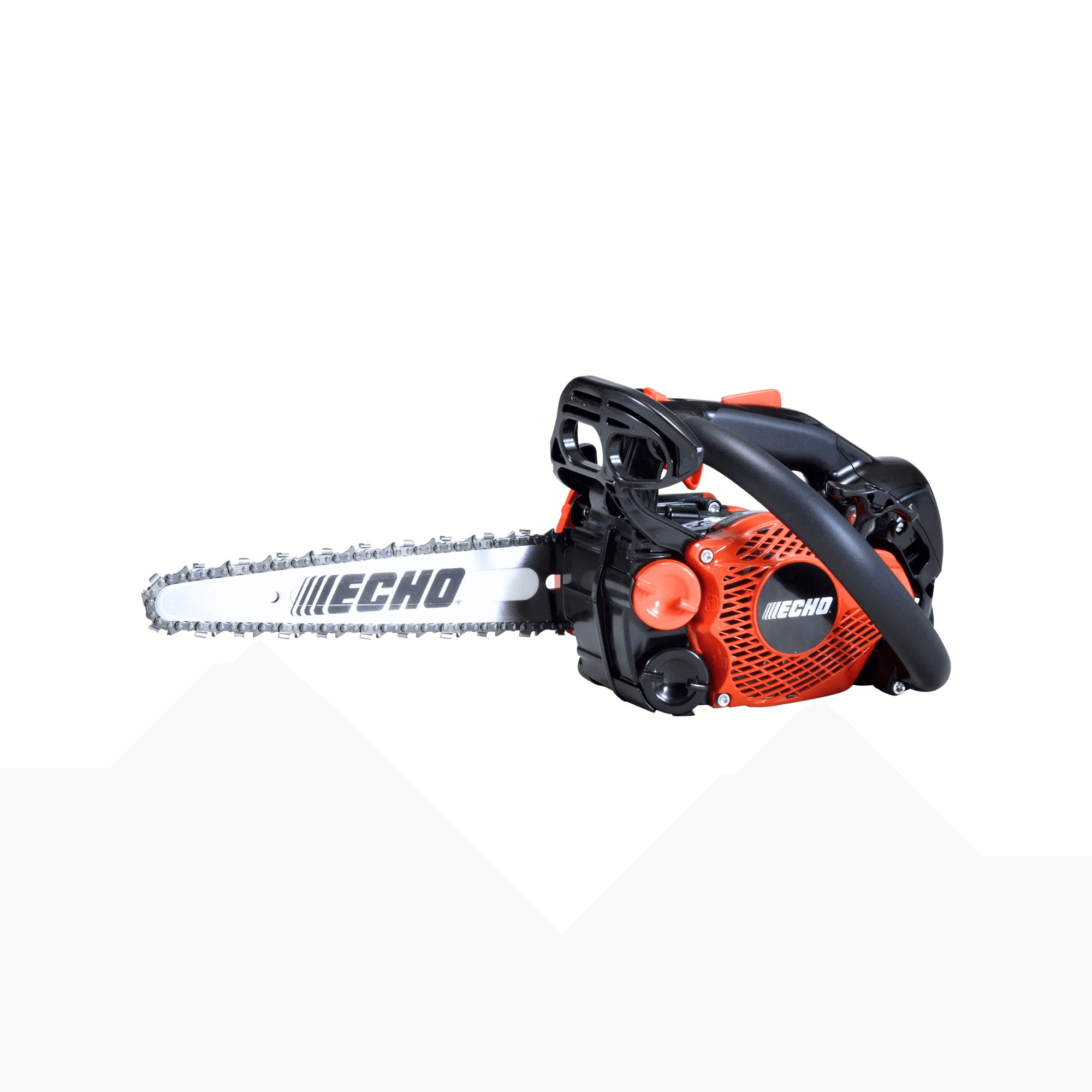 ECHO CS-2511TESC Petrol Top Handle Chainsaw 10" with carving bar for precise cutting and agile handling.