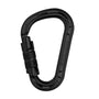 Edelrid HMS Magnum Triple Lock Carabiner designed for tree surgeons and climbers with robust black finish.