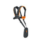 Stihl Double Shoulder Harness for FS brushcutters, offering comfort and support for tree surgeons and landscapers.