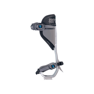 Klik N'Ka tree climbing spikes with micrometric buckles for tree surgeons, featuring removable foam padding for comfort.