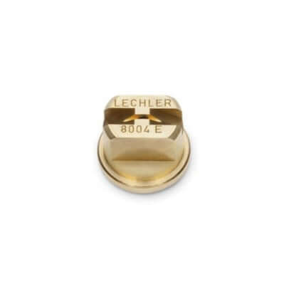 A brass STIHL fan jet nozzle, model 80-04, for sprayers.