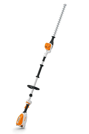 STIHL HLA 66 Cordless Long Reach Hedge Trimmer designed for tree surgeons and effortless hedge trimming.