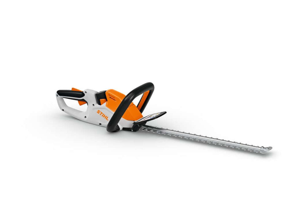 STIHL HSA 40 cordless hedge trimmer with a 20-inch blade, ideal for tree surgeons and maintaining home gardens.
