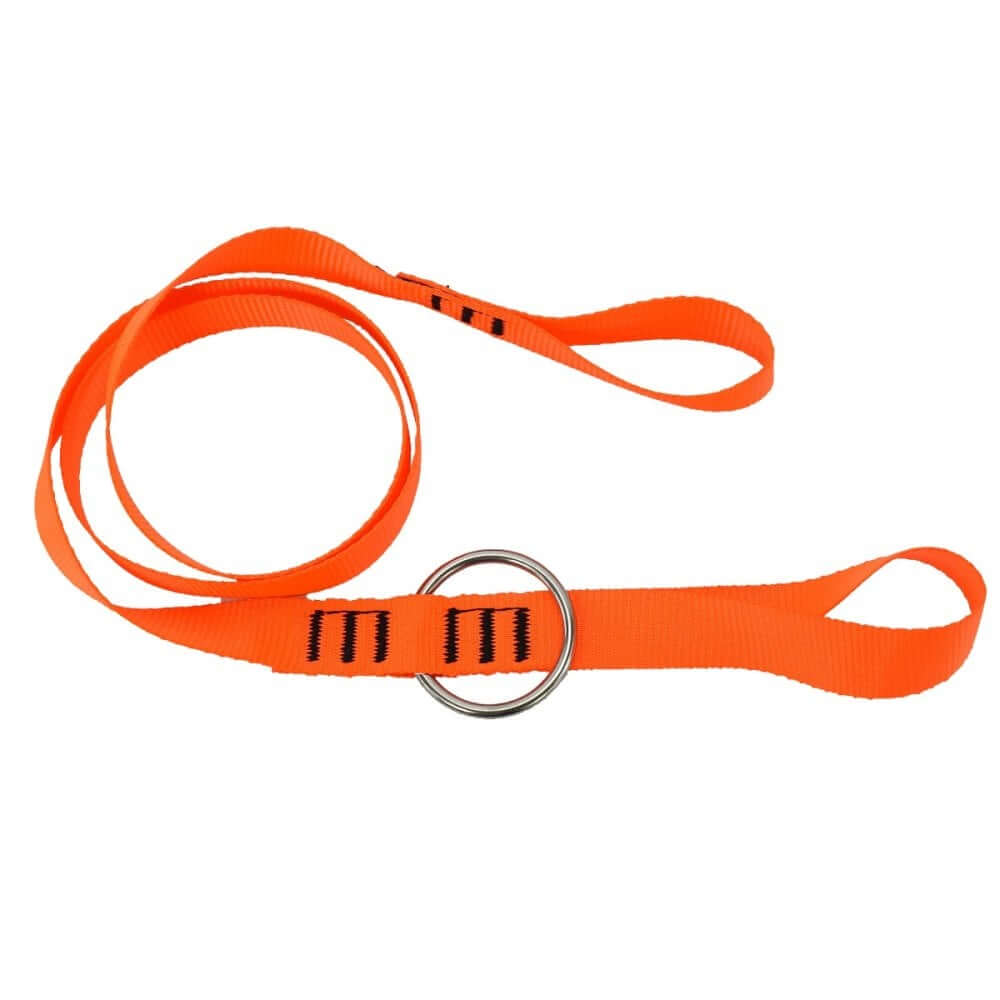Harkie adjustable tool chainsaw strop with metal ring, 1.3 metre long, ideal for tree surgeons working at height.