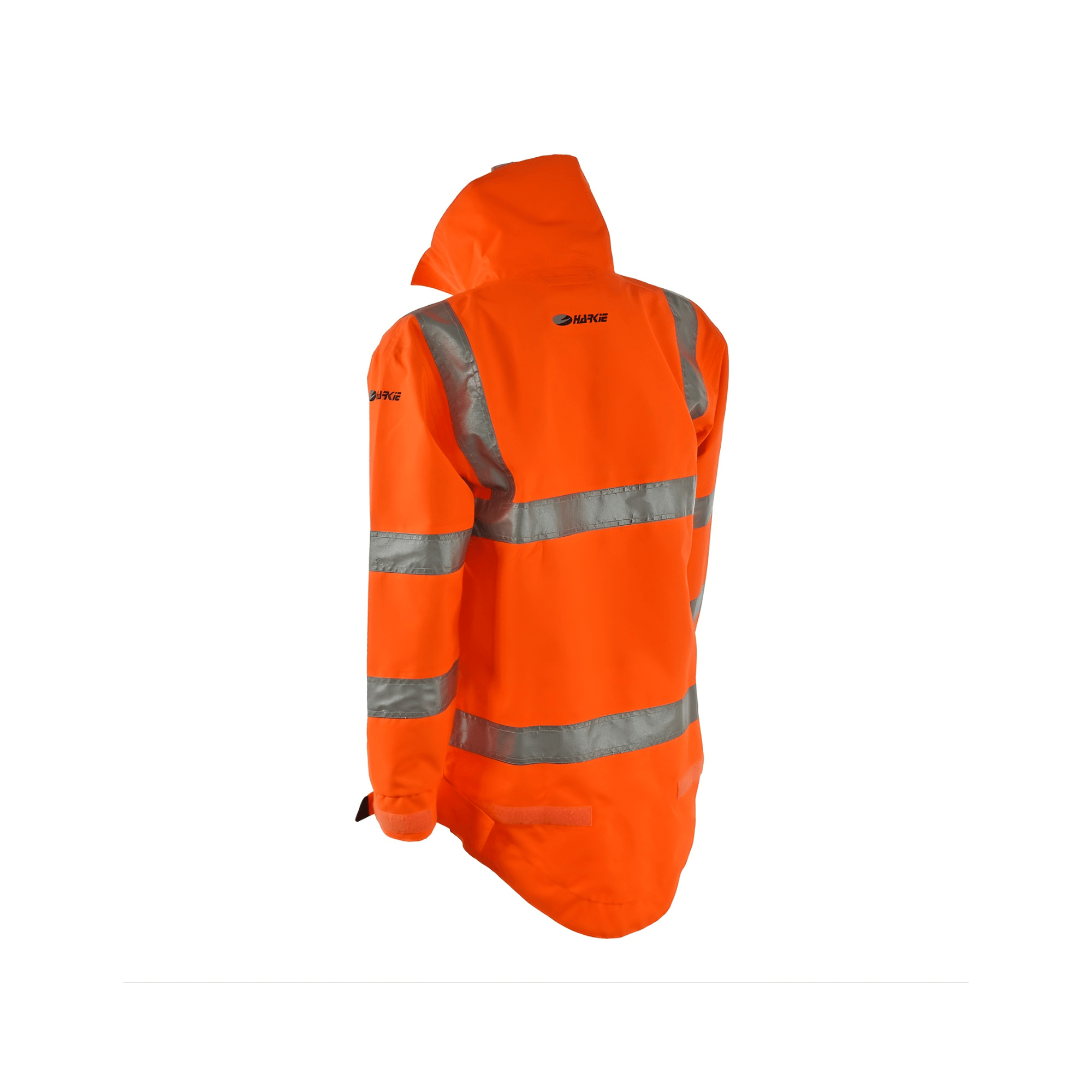 Forestry 2 Smock Hi-Vis Orange back view with reflective strips for outdoor professionals.