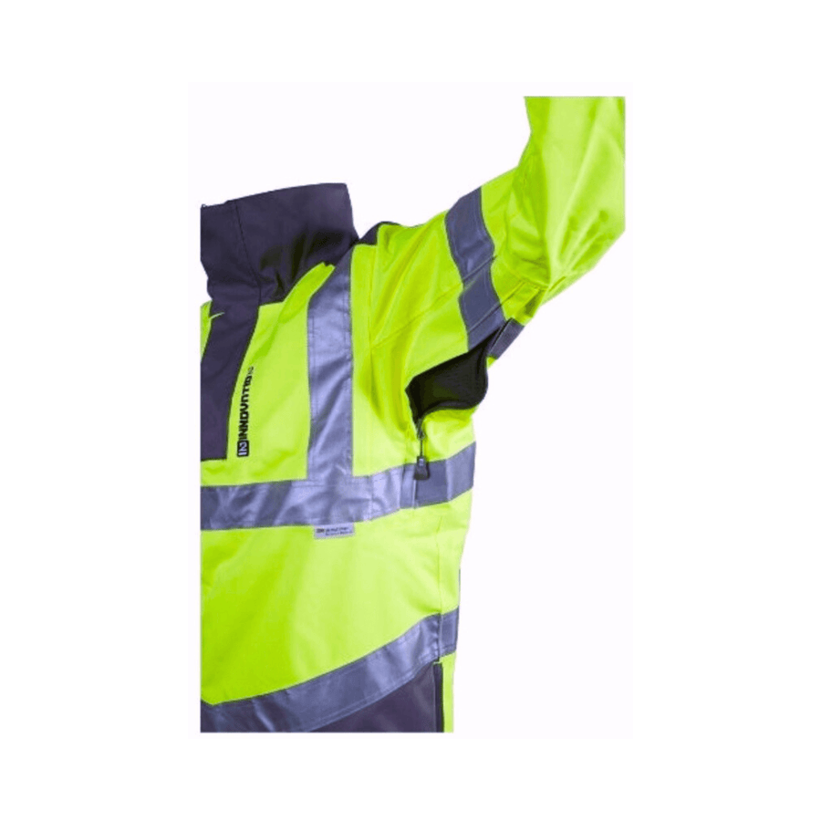 Underarm ventilation zips