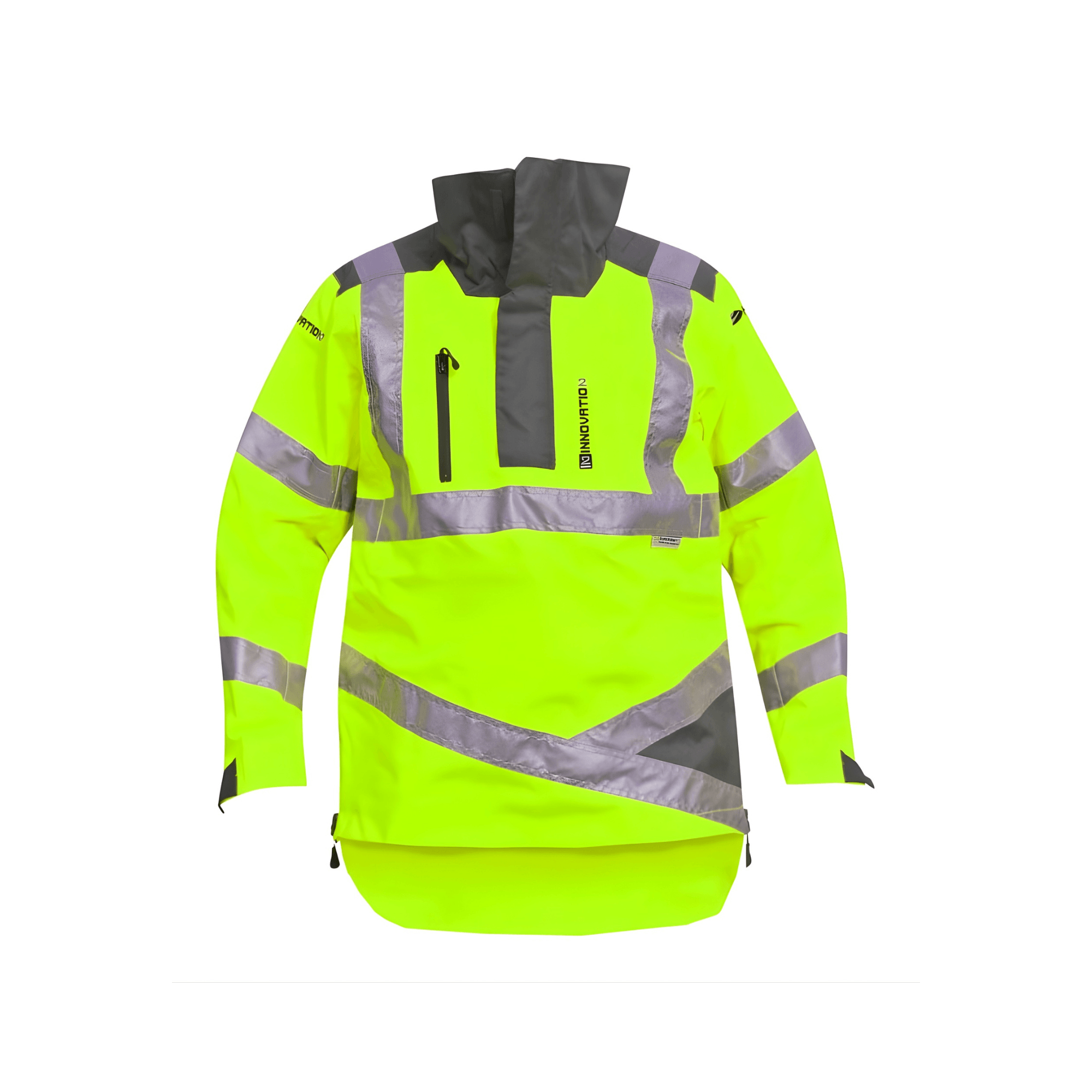 Innovation II Smock Hi-Vis Yellow waterproof jacket for tree surgeons and outdoor professionals.