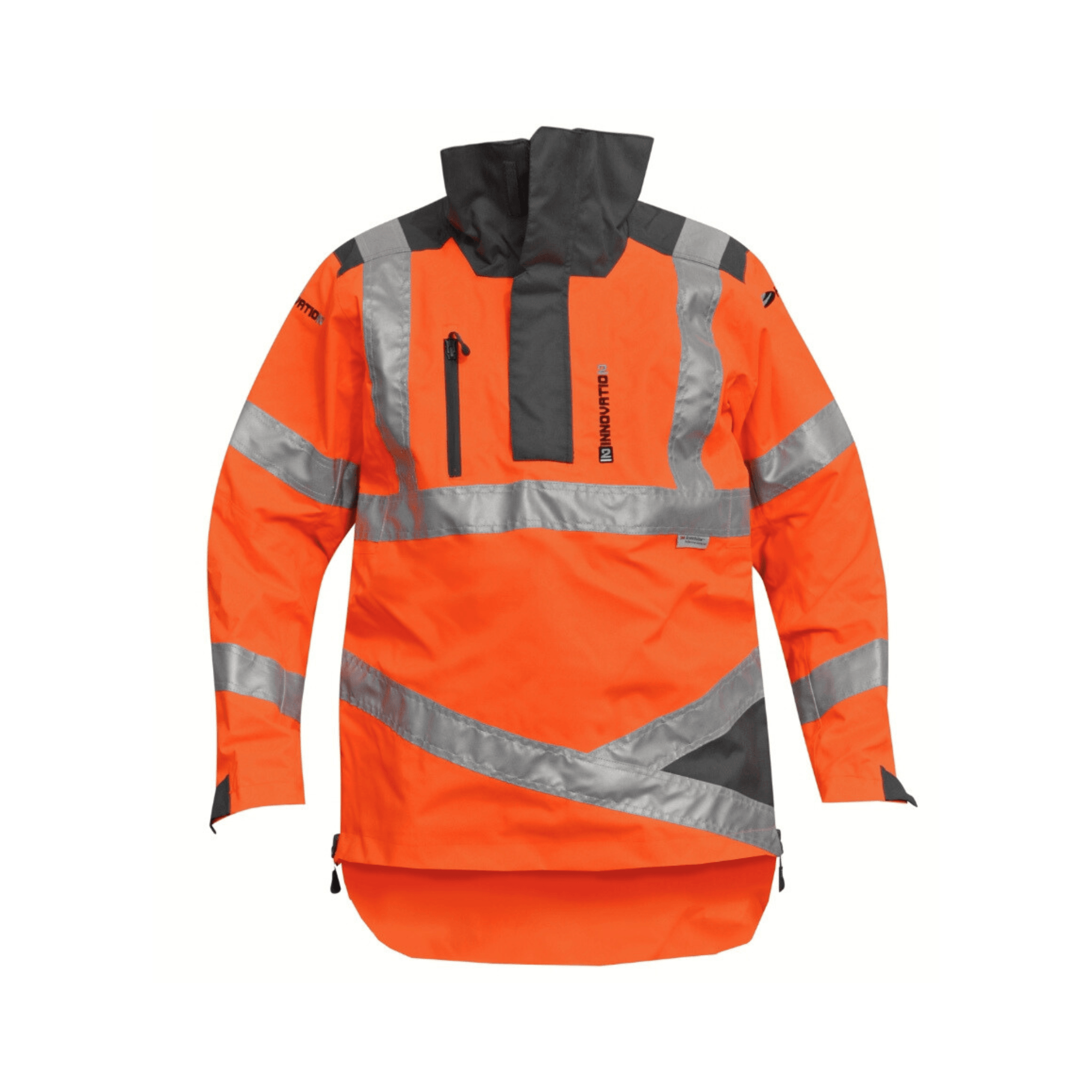 Innovation II Smock Orange - Harkie Hi-Vis jacket for tree surgeons, lightweight and waterproof.