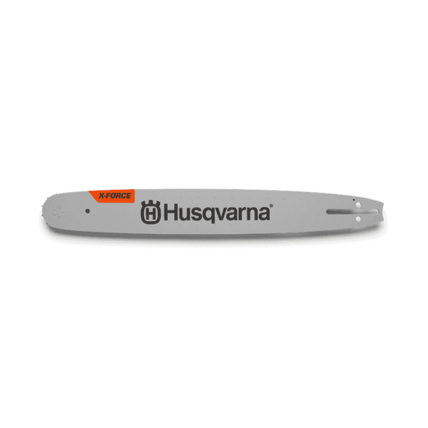 Husqvarna X-Force Pro Laminated Chainsaw Guide Bar 18" designed for tree surgeons, offering durability and performance.