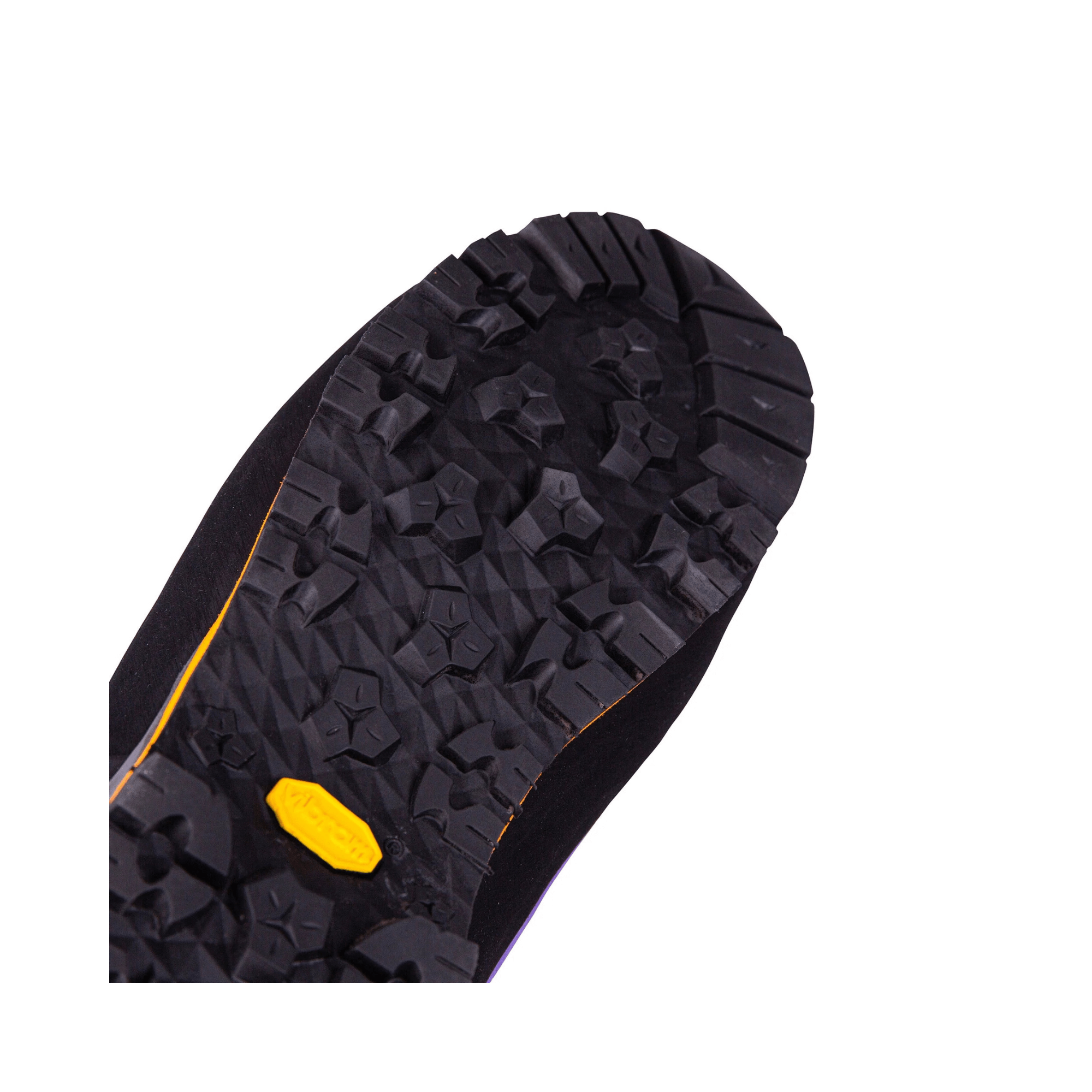 Sole of Arbortec Kayo Purple Chainsaw Boots Class 2, featuring a durable tread design for tree surgeons.