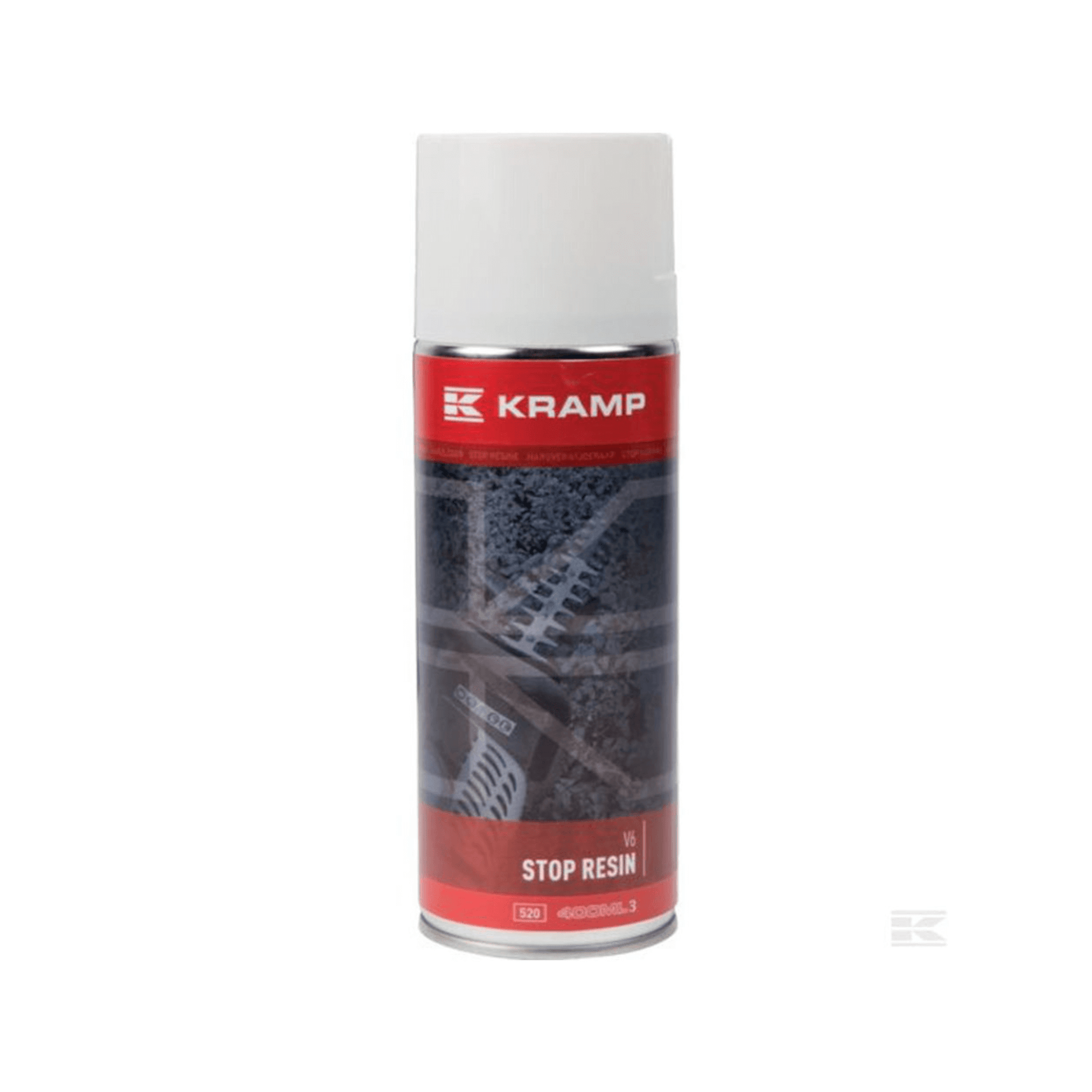 Kramp resin remover 400 ml spray can for tree surgeons, effective foam for preventing resin deposits.