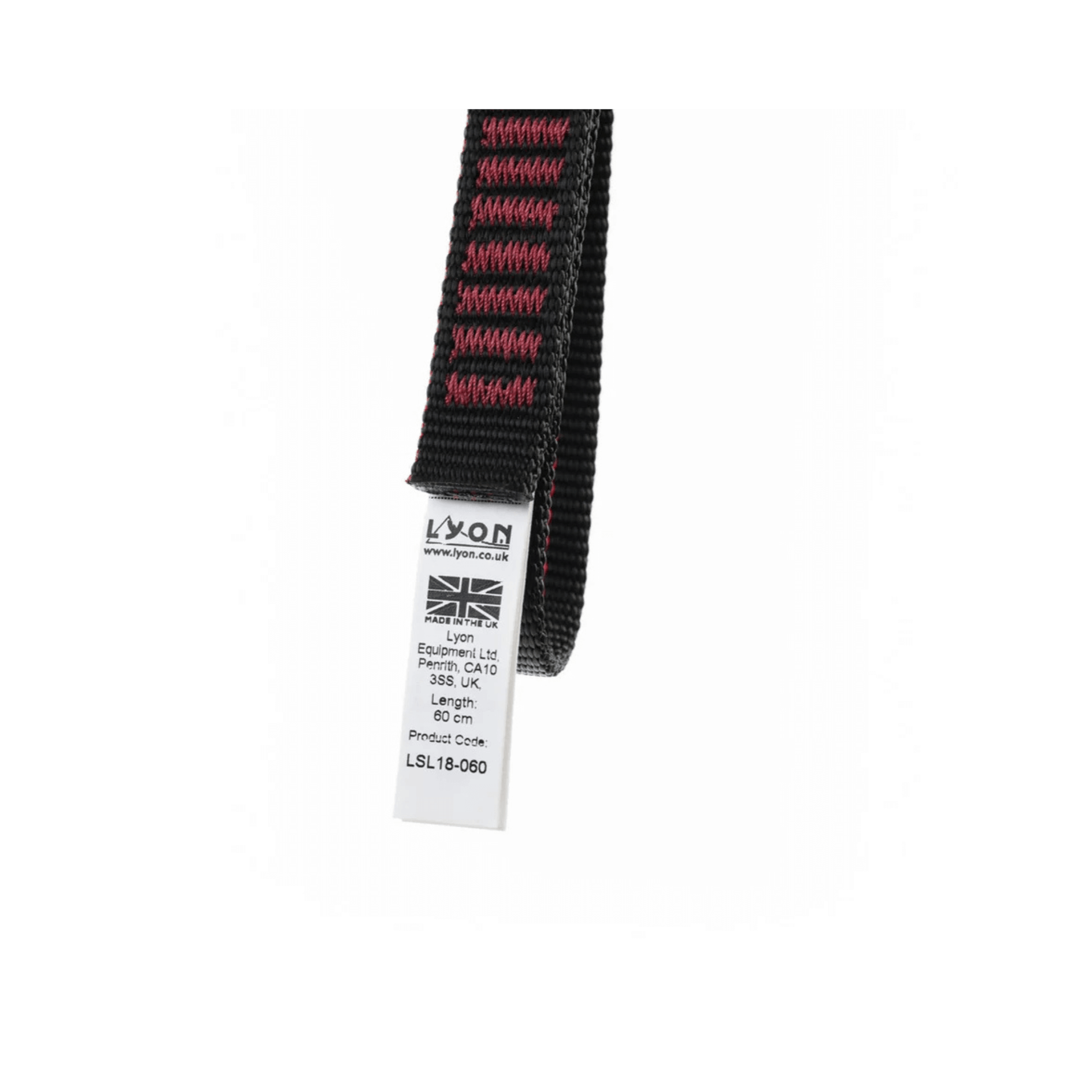 LYON 18mm Webbing Endless Sling featuring high-strength polyamide webbing for tree climbing and rigging.