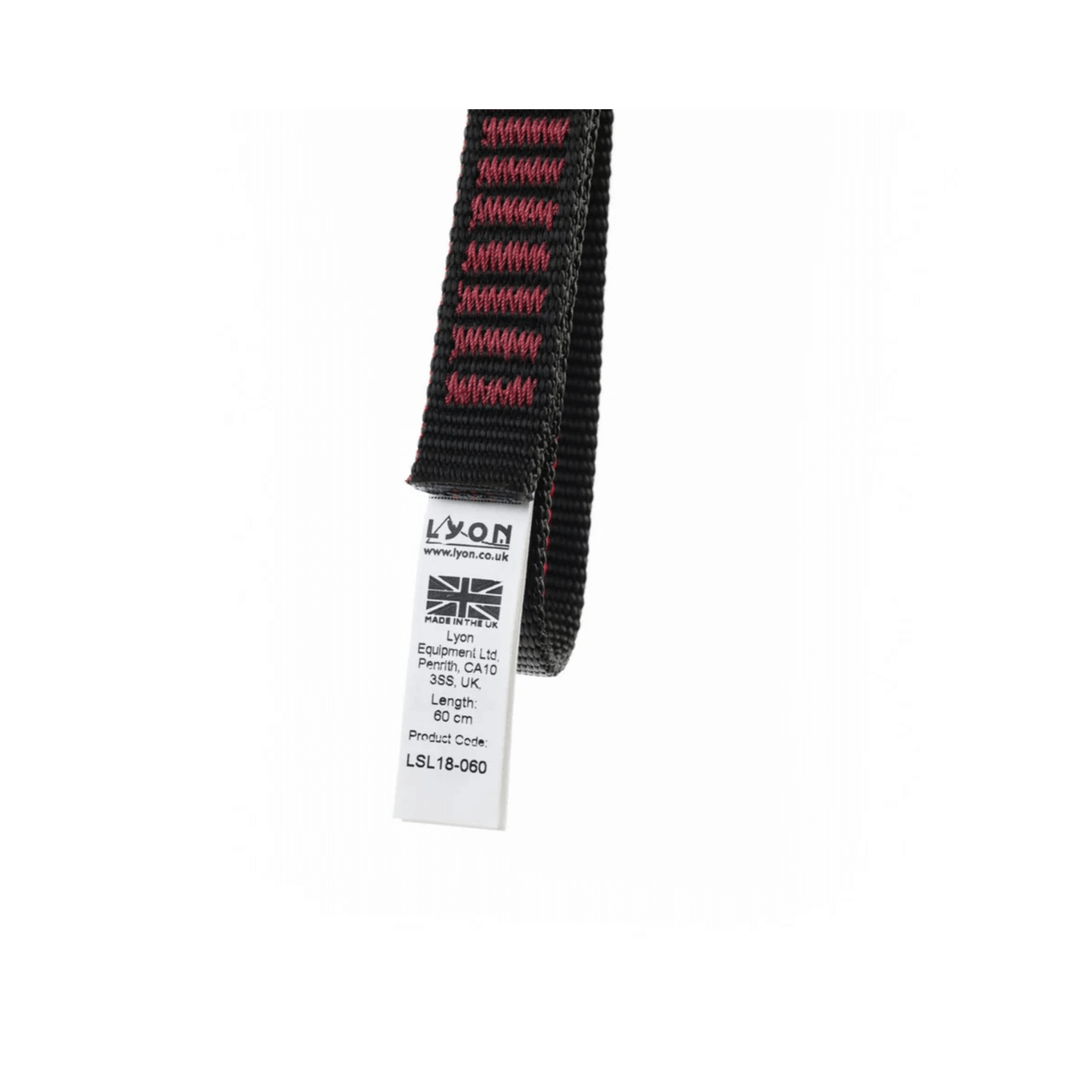 LYON 18mm Webbing Endless Sling featuring high-strength polyamide webbing for tree climbing and rigging.