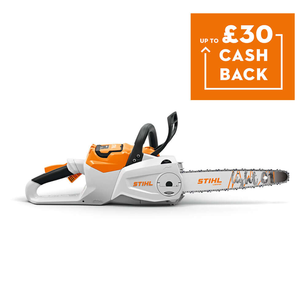 MSA 80 C-B Cordless Chainsaw 14" with cashback offer for tree surgeons